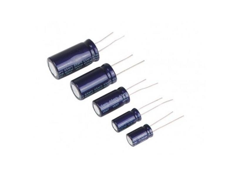 Condensador electrolítico Radial 100 PC Aprox 25 V 10uF 5*11mm R25-10U 787 