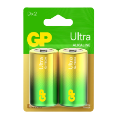 Pila alcalina tipo D de 1.5V