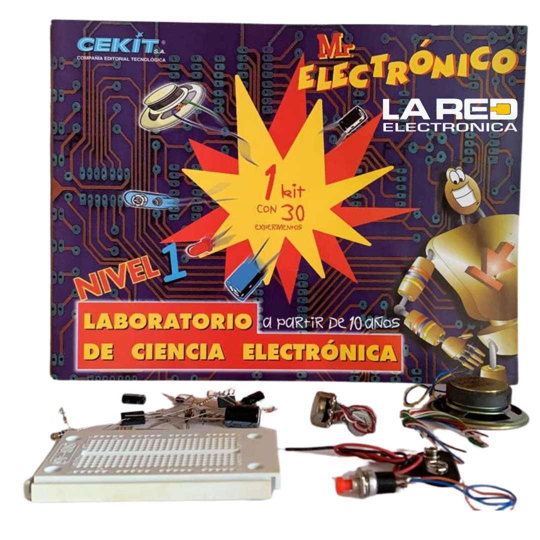 KIT Educativo Mr. Electrónico CEKIT protoboard 400 Puntos - La Red  Electrónica