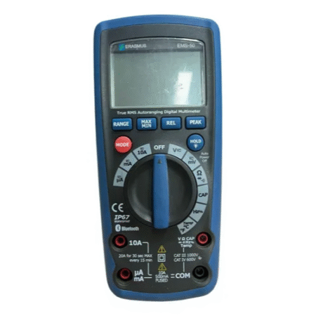 Multímetro Profesional con conexión Bluetooth EMS-50 Erasmus