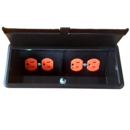 Grommet o Caja de Conectividad Doble + Toma Corriente Regulada