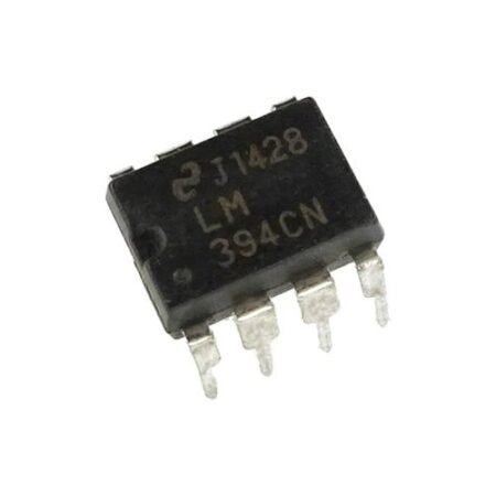 El LM394 es un par de transistores NPN de precisión, con bajo ruido y excelente coincidencia térmica, ideal para circuitos analógicos de alta estabilidad.