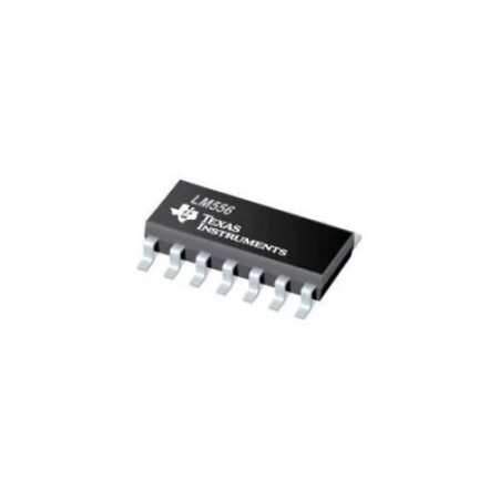 El LM556 es un circuito integrado con dos temporizadores 555 independientes, ideal para generar pulsos, retardos y oscilaciones en sistemas de control.