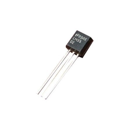 El LM35D2 es un sensor de temperatura analógico de alta precisión, con salida lineal de 10 mV/°C, ideal para medir temperaturas de -55 °C a 150 °C.