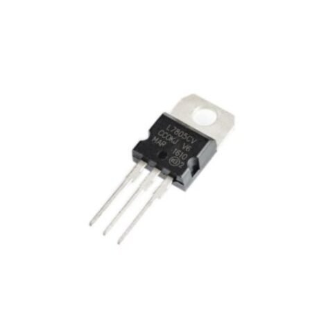 El LM7805K es un regulador de 5 V fijo con hasta 1 A de salida, encapsulado TO-3 para mejor disipación térmica y protección integrada.