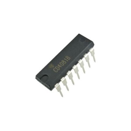 El CD4081 es un integrado CMOS con cuatro compuertas AND de dos entradas, usado para operaciones lógicas de conjunción en sistemas digitales.