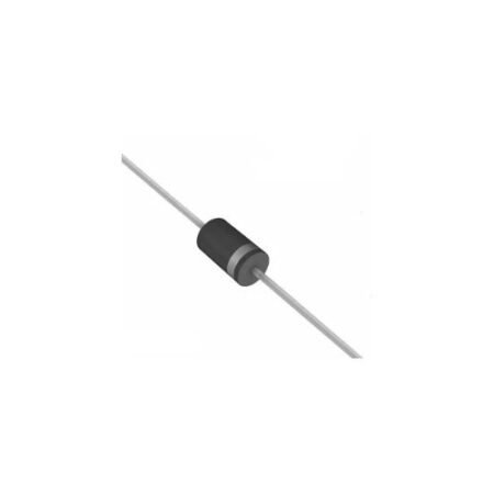 Diodo Fast Recovery FR307, con tensión inversa de 1000V y corriente de 3A, ideal para fuentes conmutadas y aplicaciones de rectificación rápida y alta frecuencia.