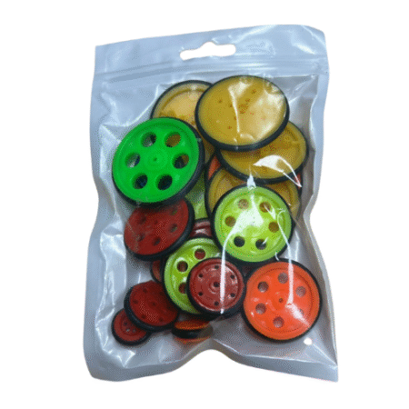 KIT RUEDA PLASTICA PARA PROYECTO