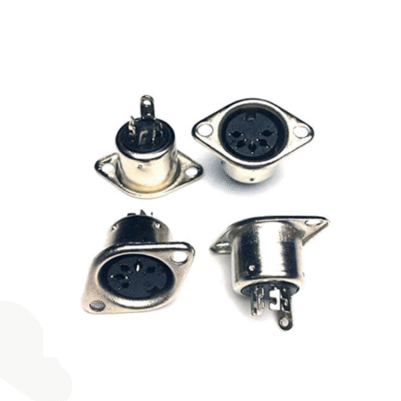 Conector din 5p hembra chasis