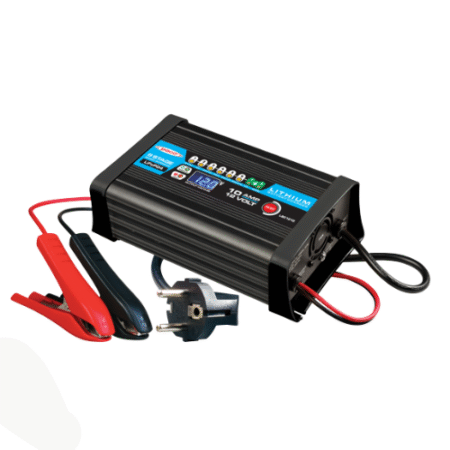 Cargador Batería Litio LBC-1210 (10A)