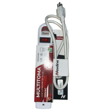 Multitoma Electrica 6 Salidas extension 1 metro