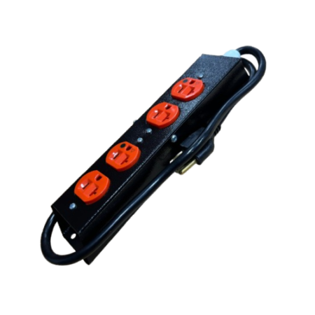 Multitoma Metálica 4 Salidas X 1 Mtr Regleta Levingthon 20AMP