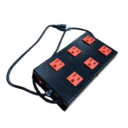 Multitoma Metálica 6 Salidas X 1 Mtr