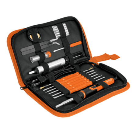 Kit de Soldadura Electrónica con Cautín Regulable de 25 W