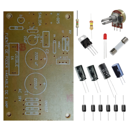 Fuente de Poder Variable 1A CEKIT K-025