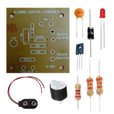 Kit de Alarma Contra Ladrones CEKIT K-002