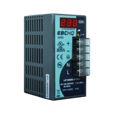 Fuente de Alimentación M/Riel 12VDC 12.5A 43059 EBCHQ