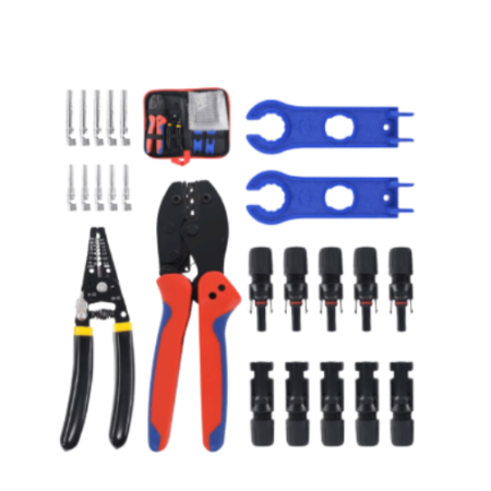 Kit Ponchadora Conector MC4 - Panel Solar