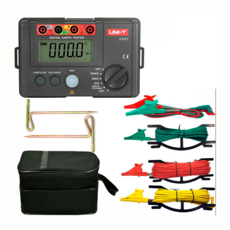 Telurómetro Digital Medición Resistencia Tierra UT-521